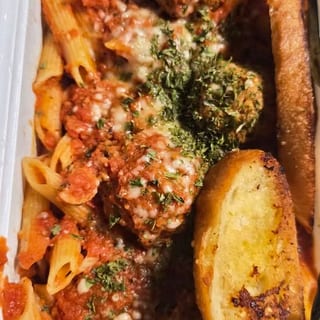 Penne Meatballs Pasta